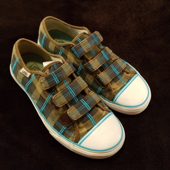 velcro vans womens size 8